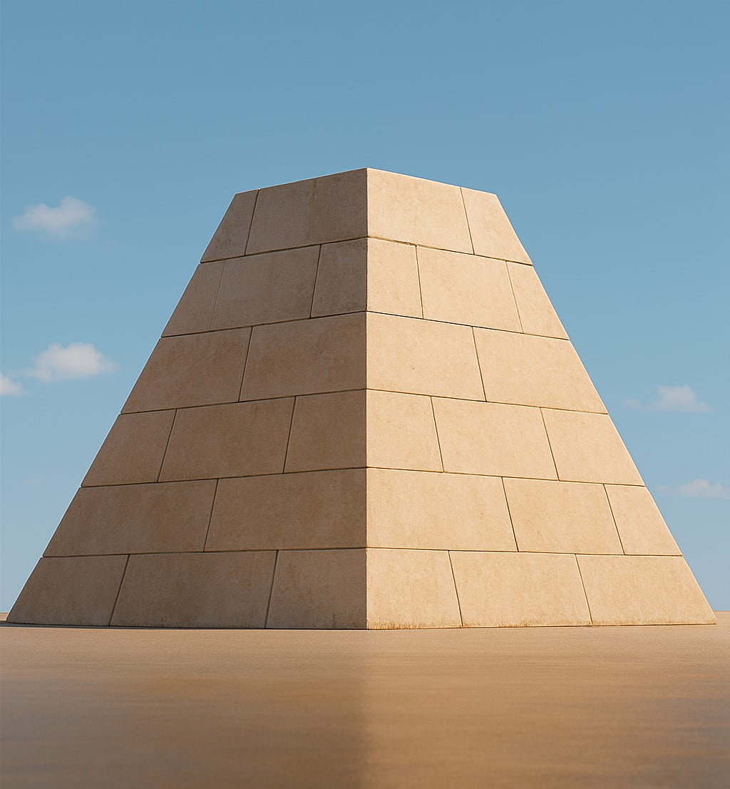 Square frustum pyramid